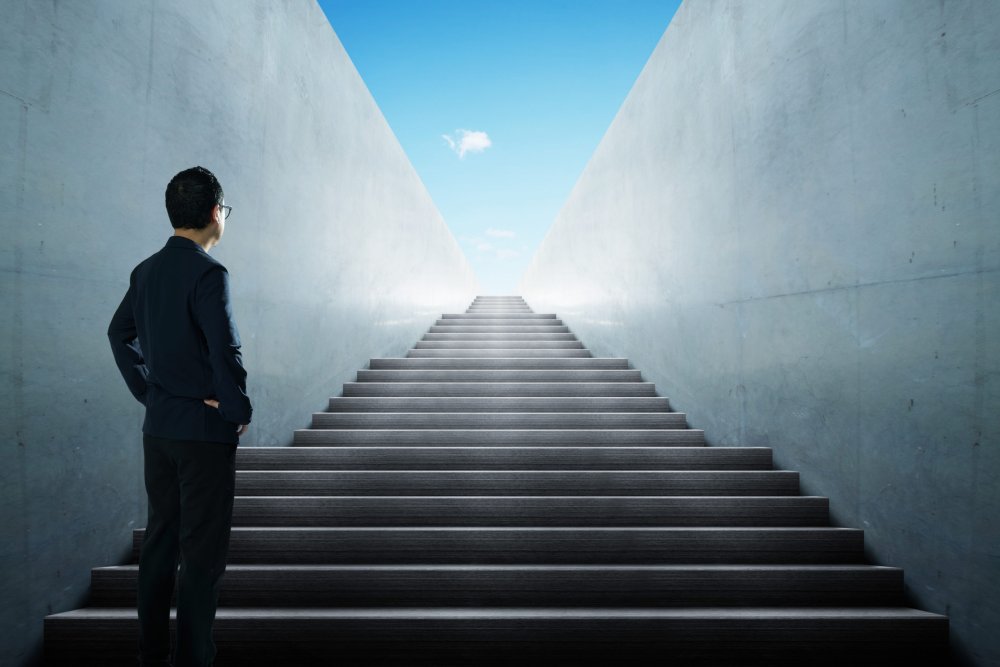 Шоу Трумана лестница