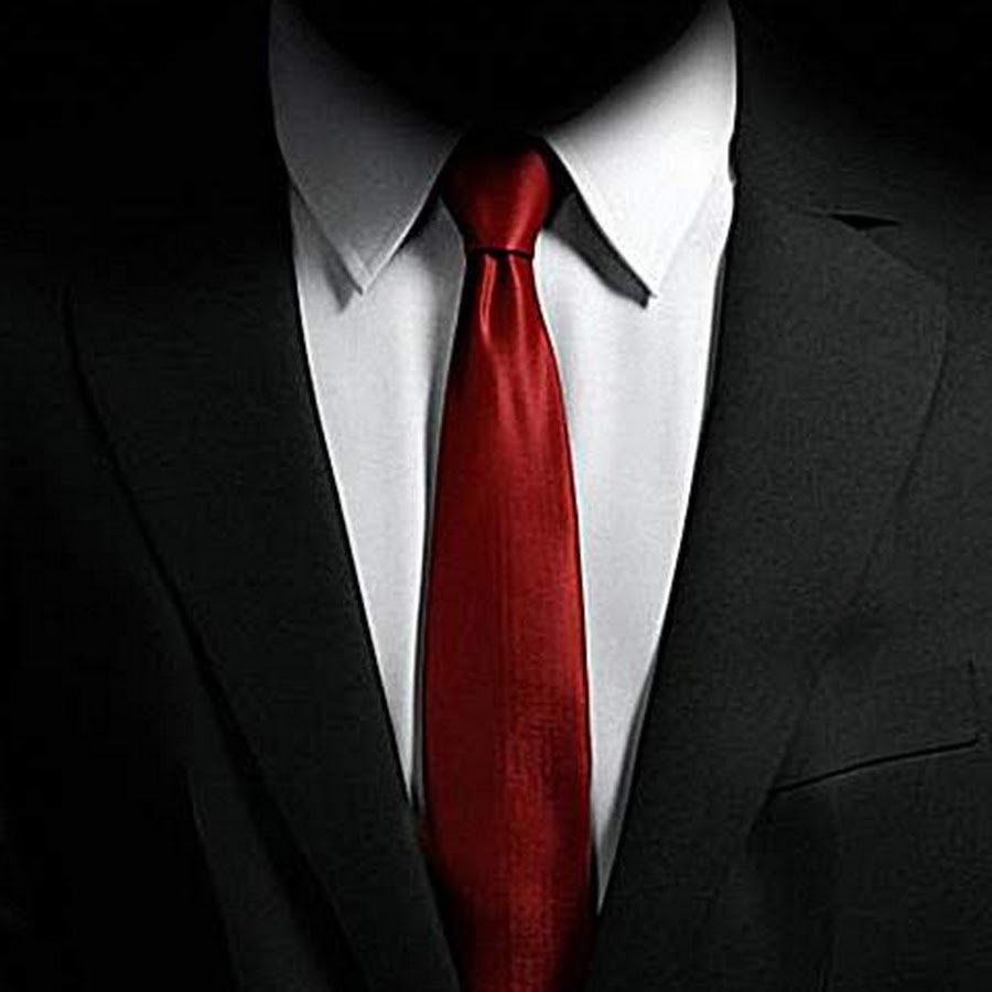 Силуэт мужчины в костюме