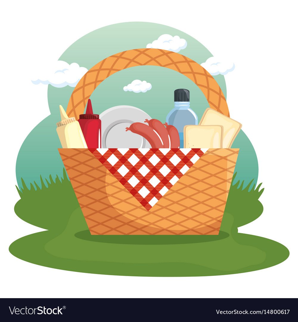 Красивый бант на корзину