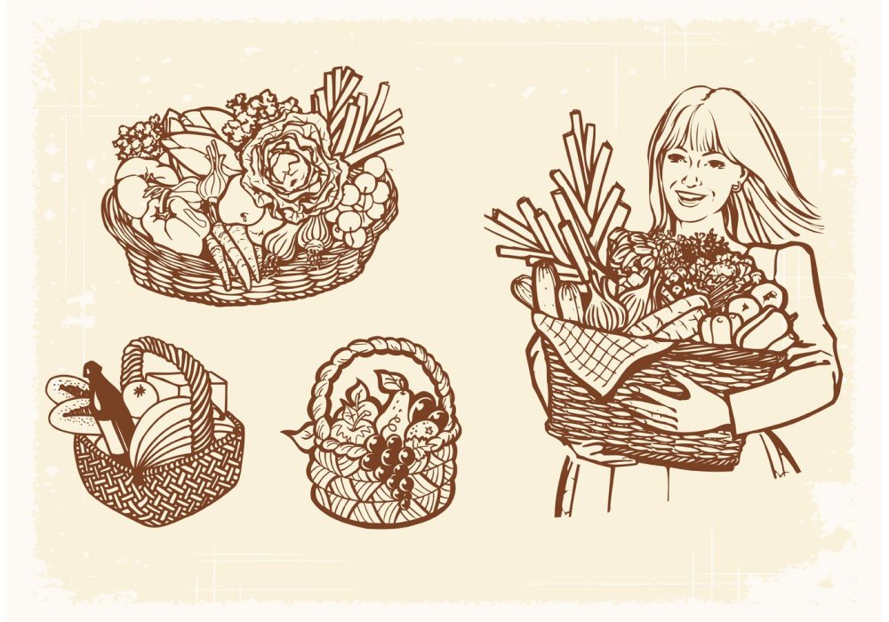 Корзинка сказочная
