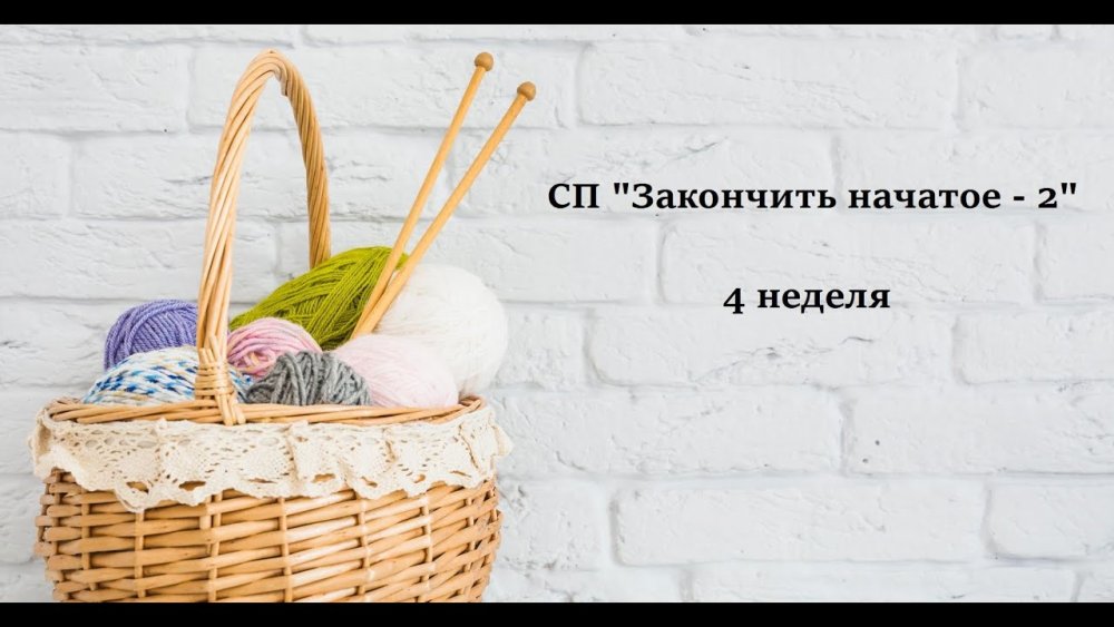 Корзинка с нитками