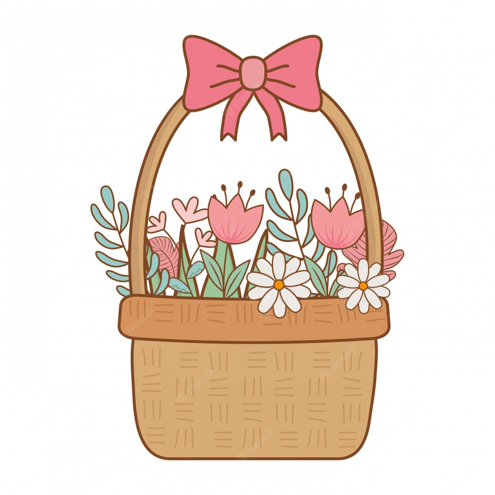 Вектор арт корзинка