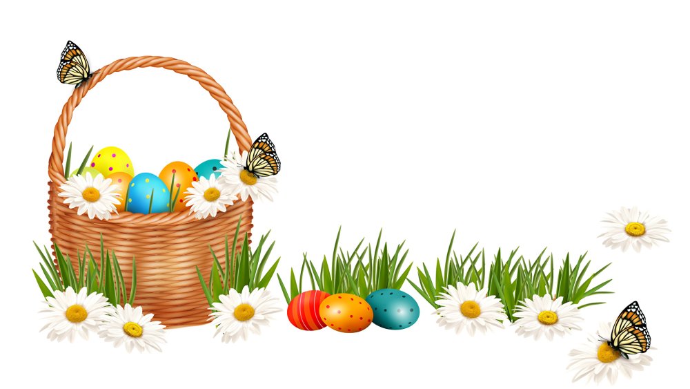 Пасха на прозрачном фоне