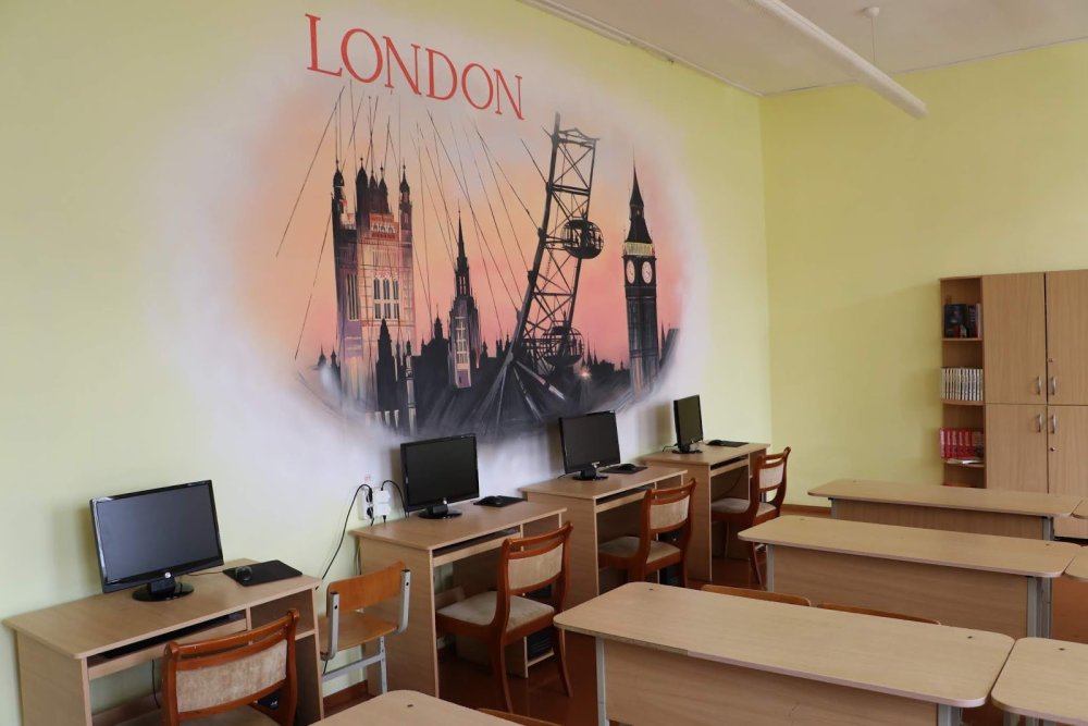 Школа английского языка интерьер