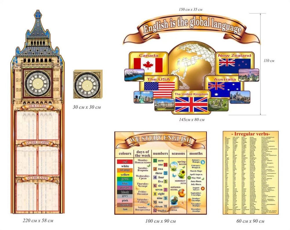 Мебель для кабинета иностранного языка
