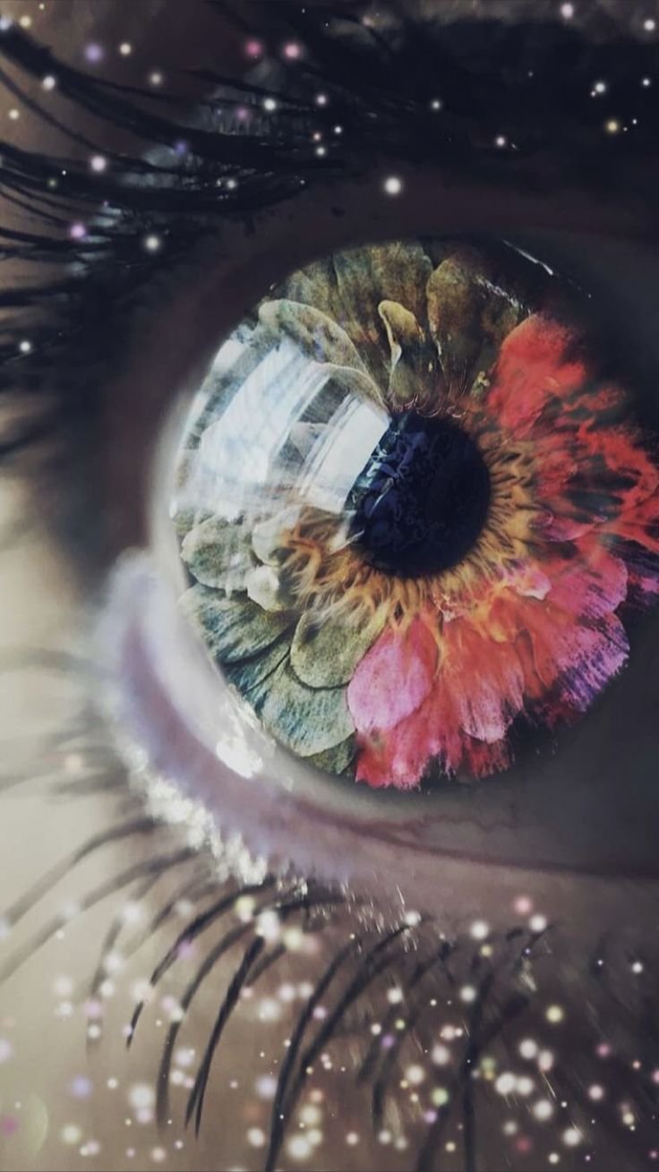 Обои с глазами Эстетика