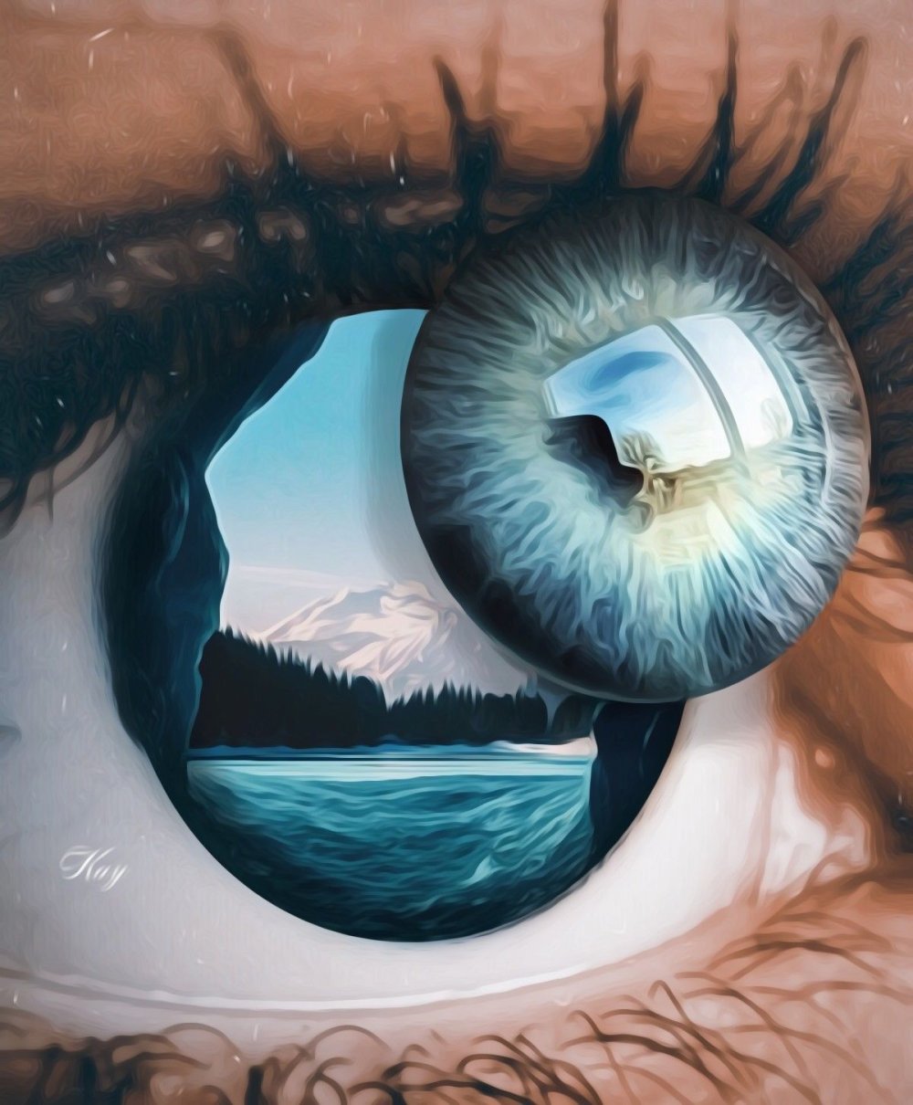 Макросъемка глаза