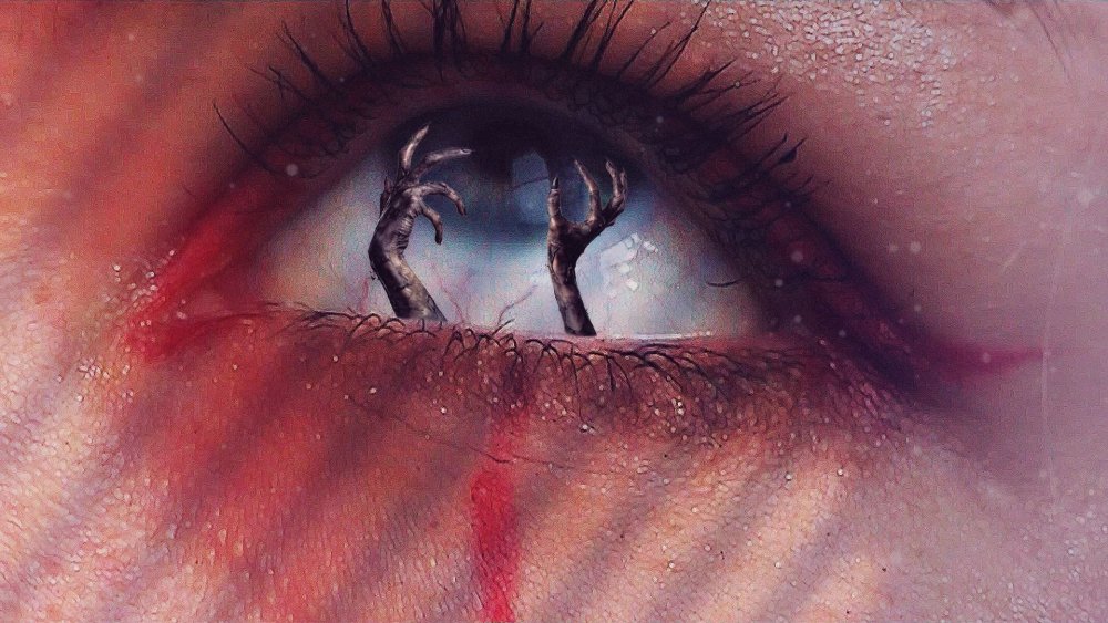 Отражение в глазах аниме