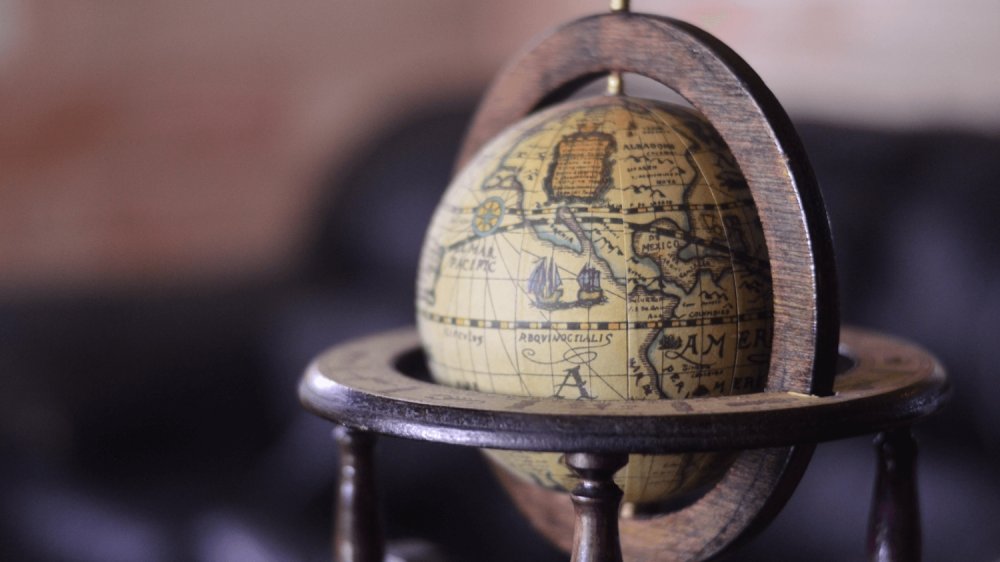 Глобус коричневый