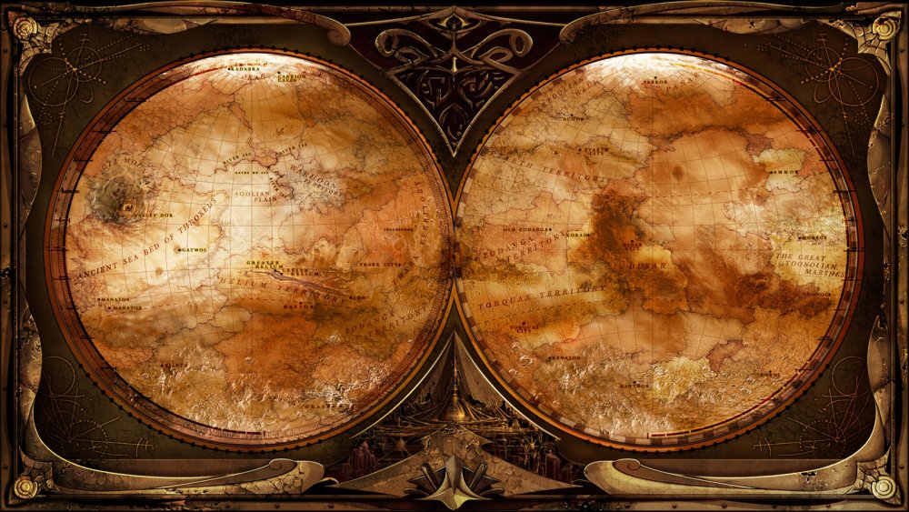 Глобус карта