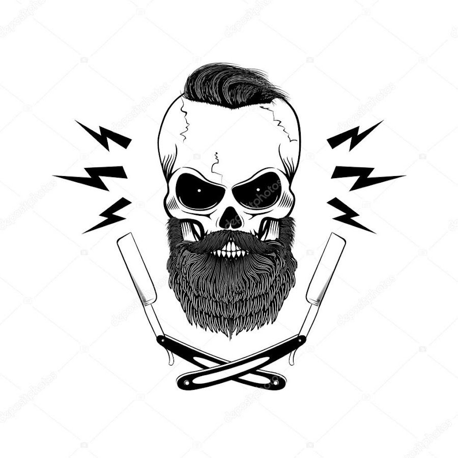 Обои череп old Beard old School для телефона