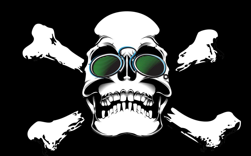 Скелет с бородой