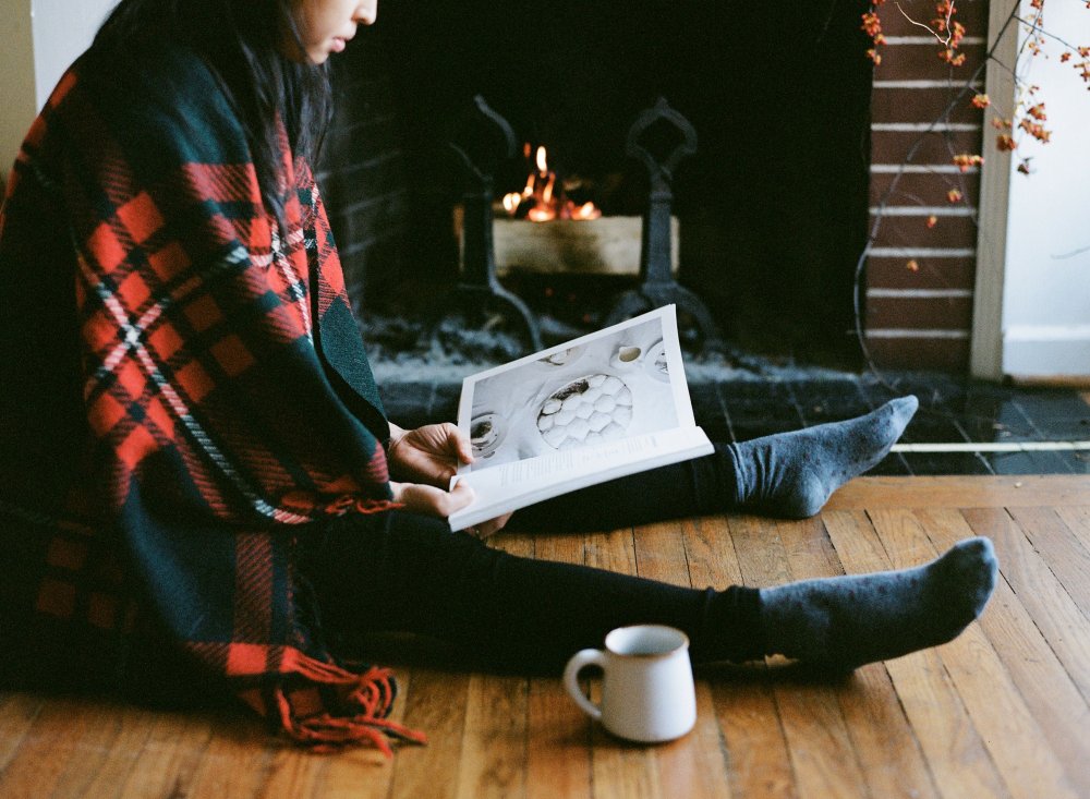 Человек в пледе