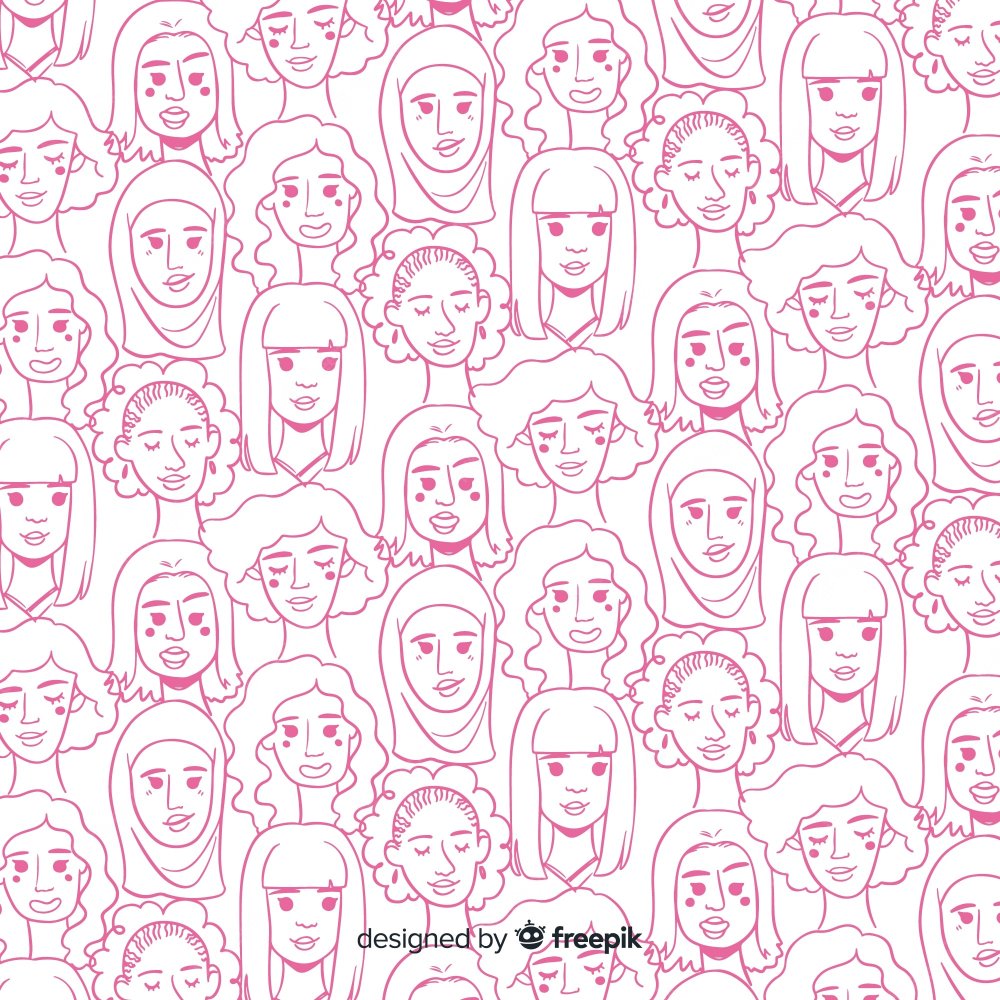 Орнамент много лиц