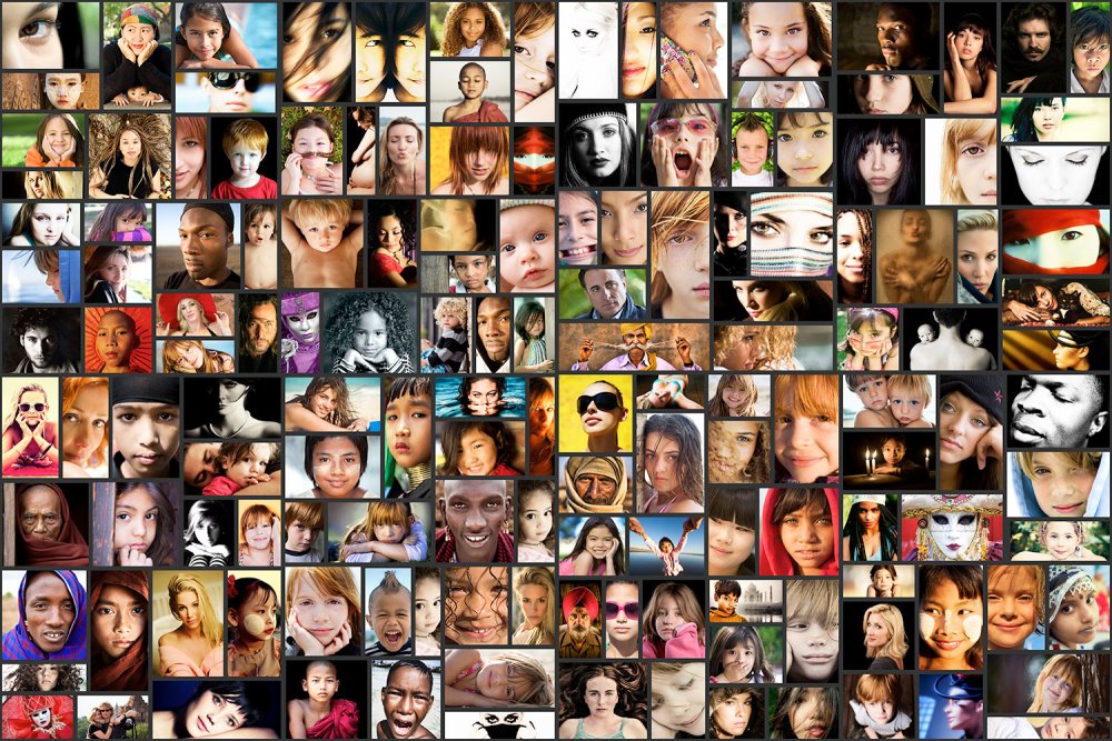 Много мультяшных людей