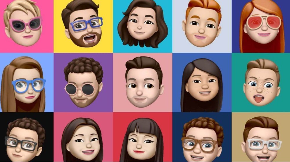 Много людей в квадратиках