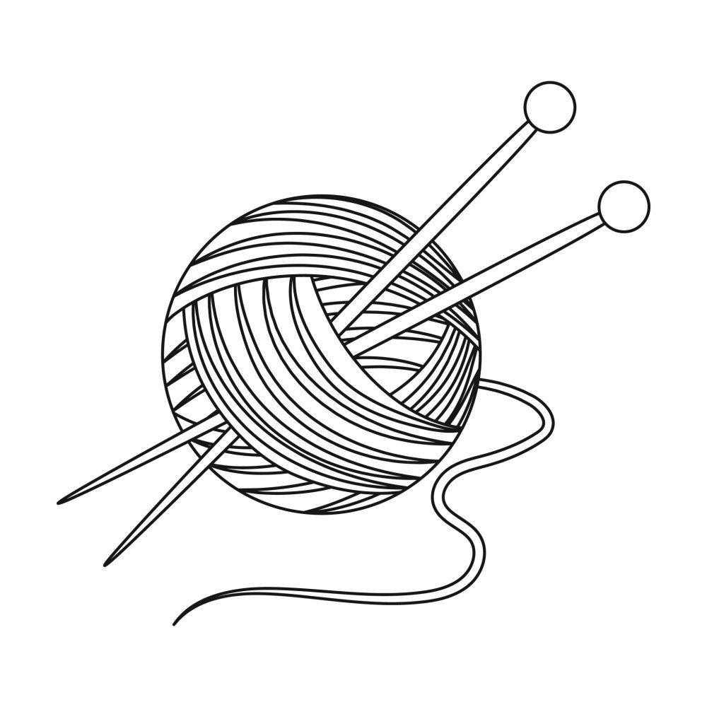 Эмблема вязания