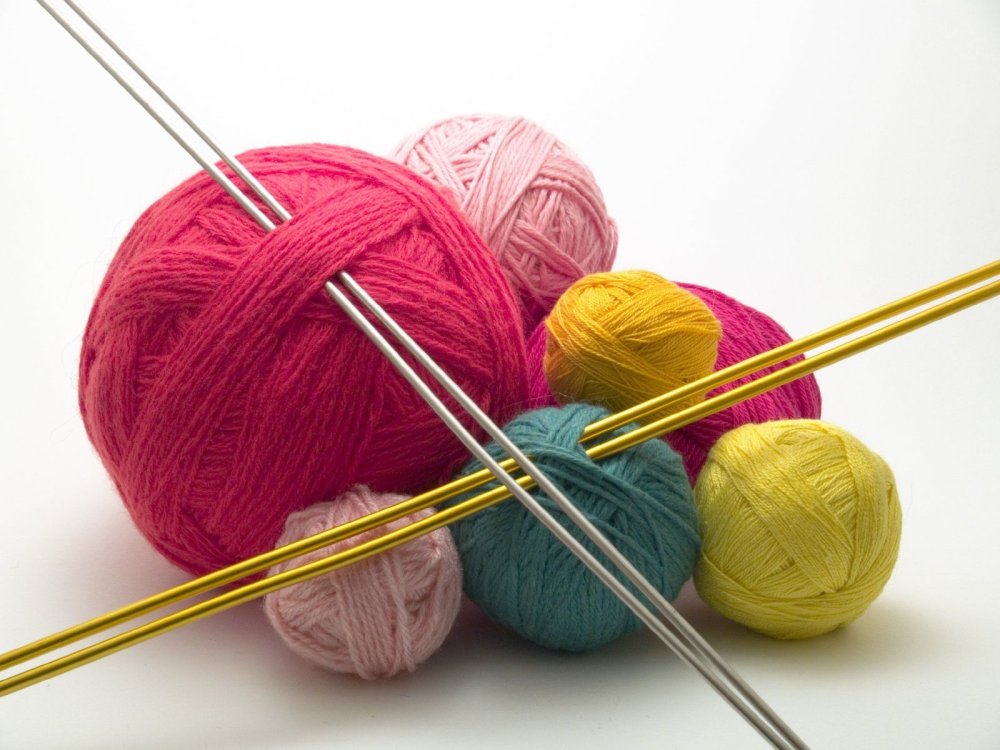 Векторные иллюстрации для вязальщиц