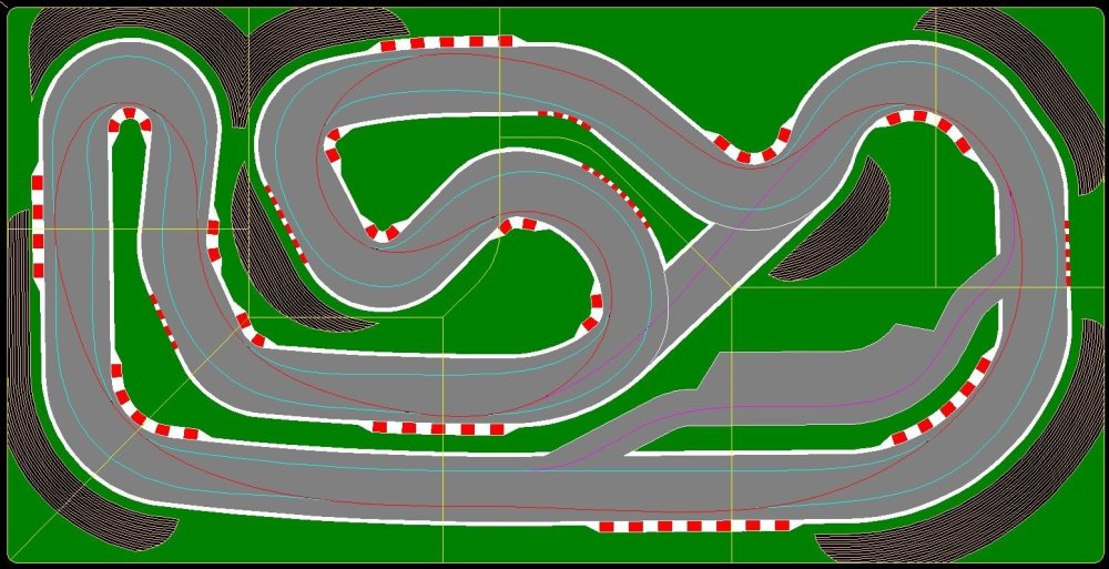 Гоночная трасса вид сверху