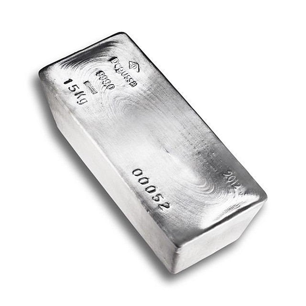 Палладий в слитках с потертостями