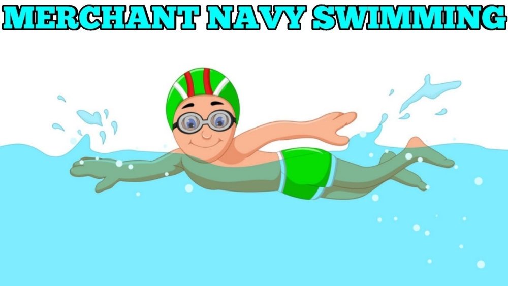 Рисунок пловца в бассейне