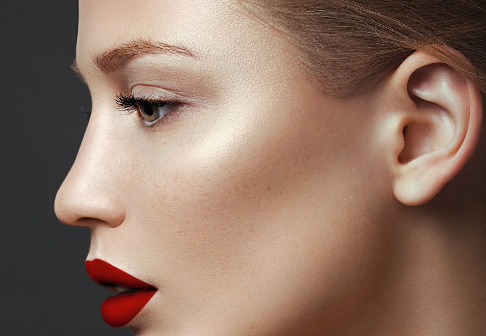 Jessica Biel лицо профиль