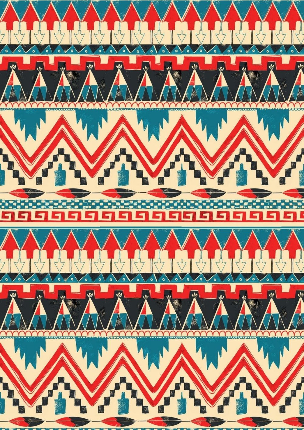 Орнаменты североамериканских индейцев Навахо