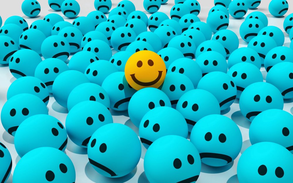 Смайлики много