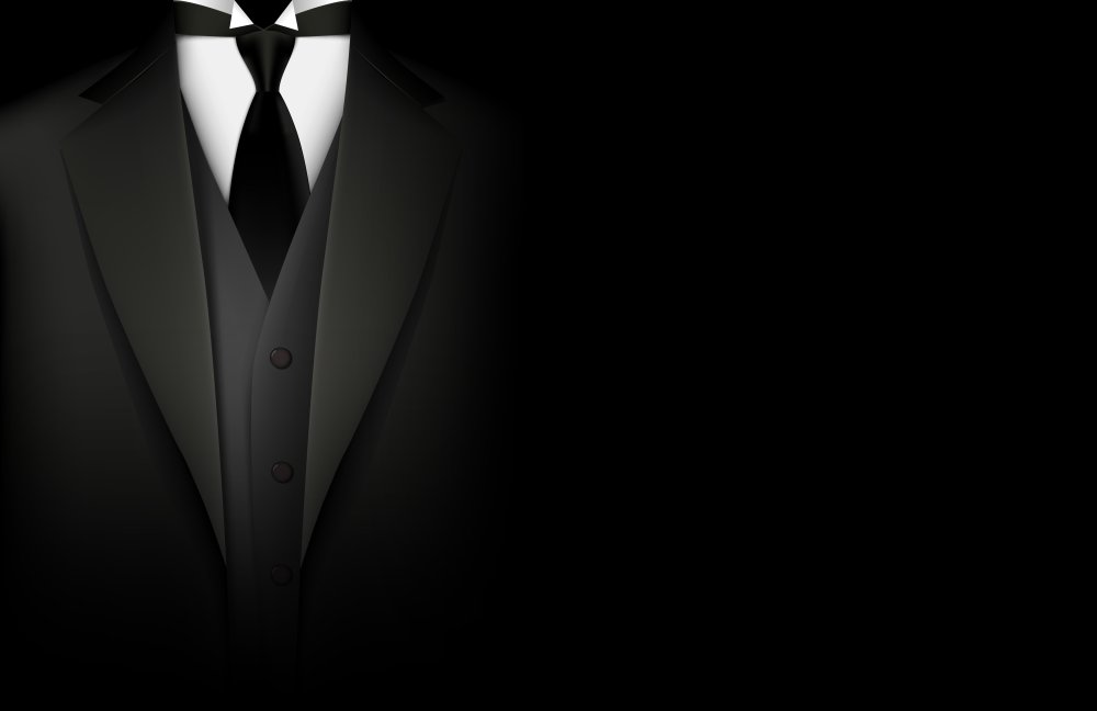 Визитки с галстуком