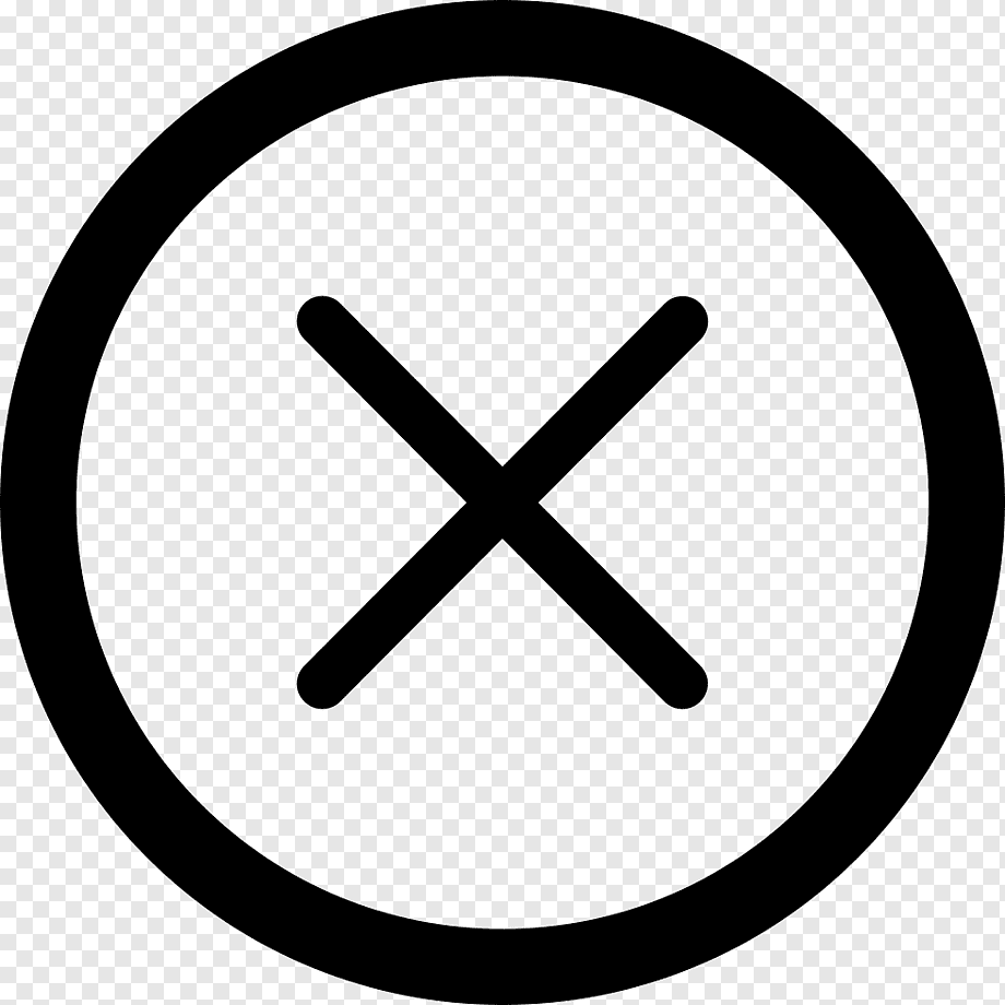 Символ кружок с крестиком