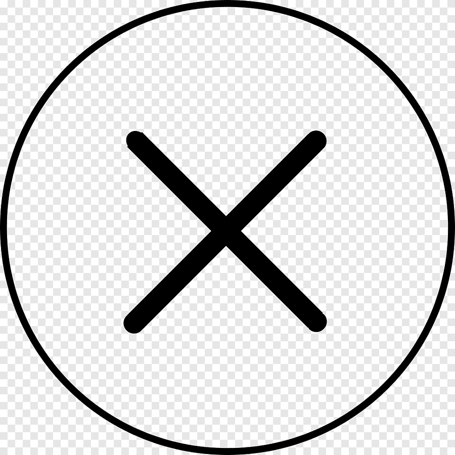 Крестик в кружочке