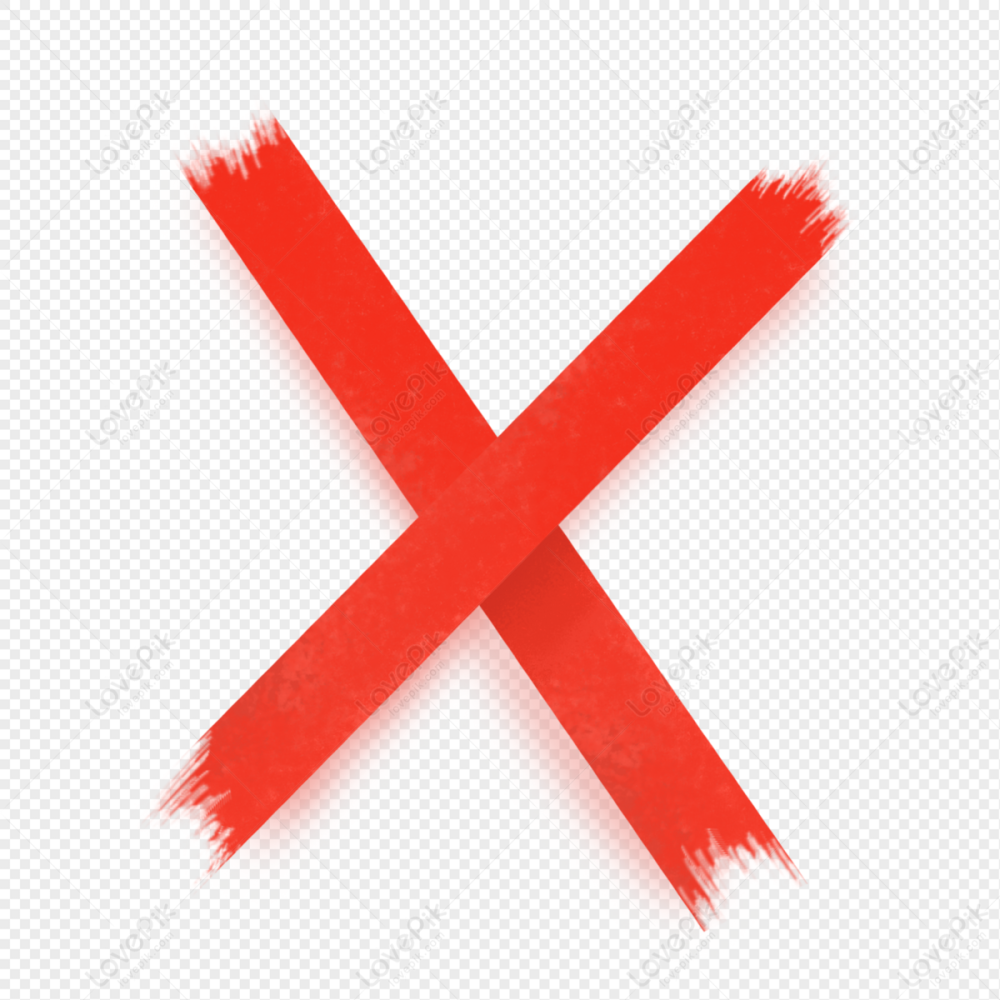 Красный крестик