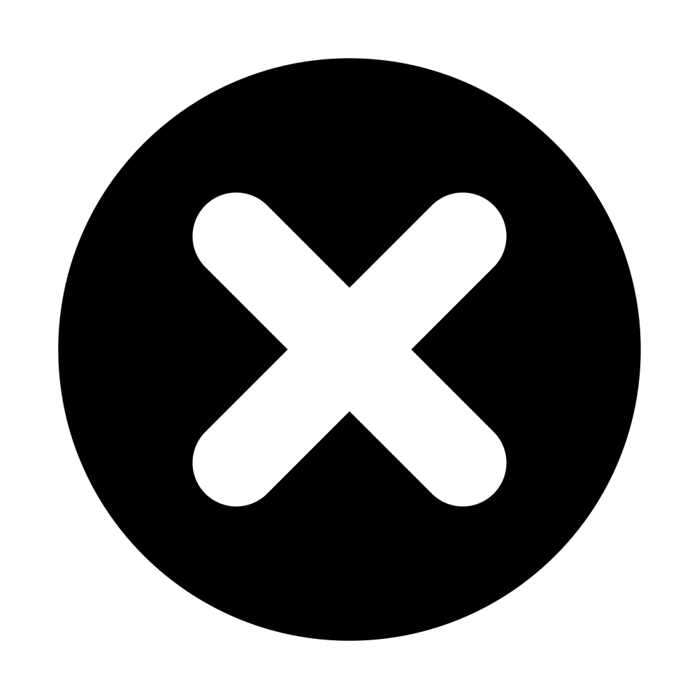 Отказ значок