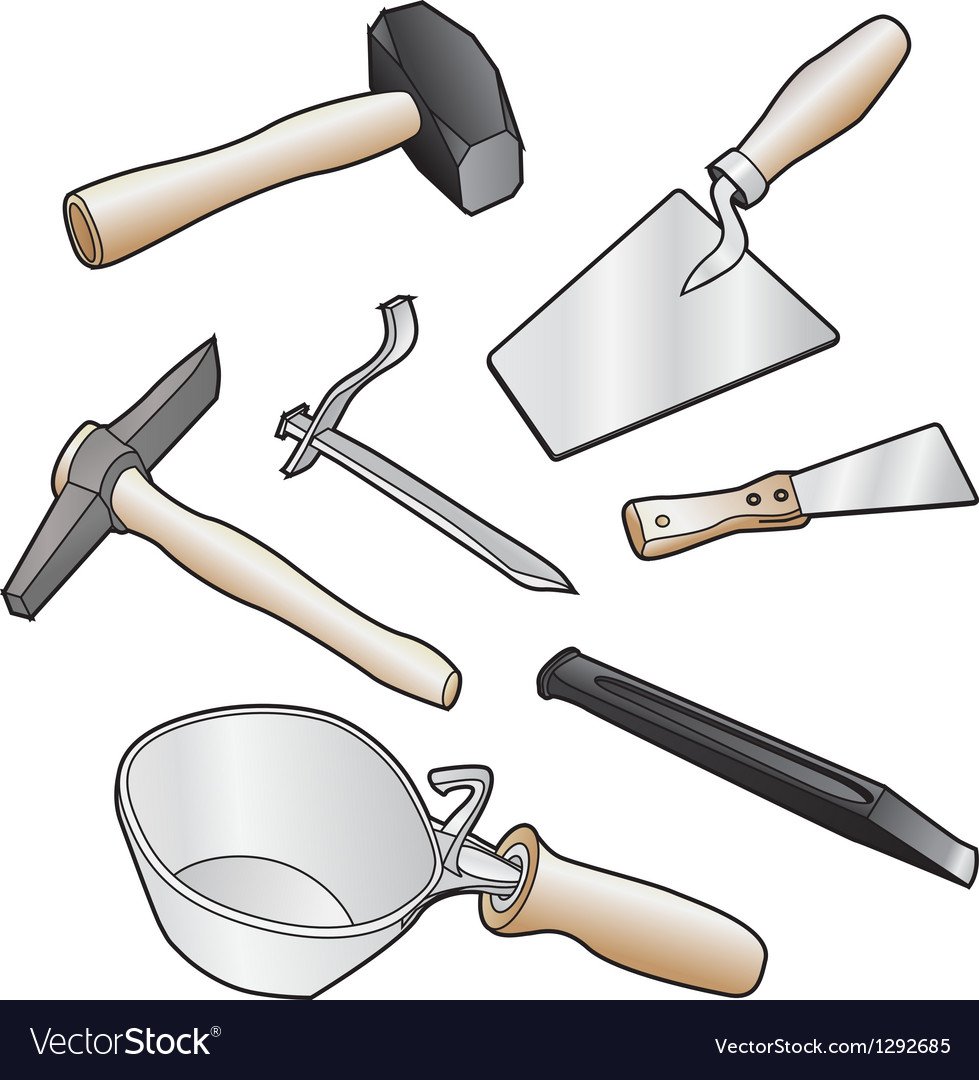 Археологические инструменты вектор