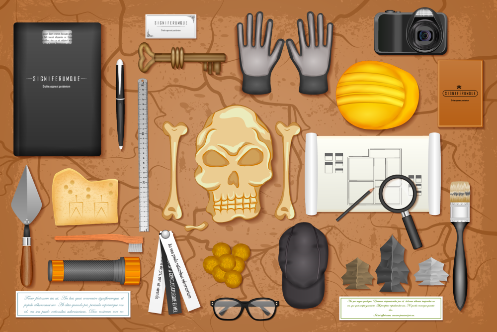 Атрибуты археолога