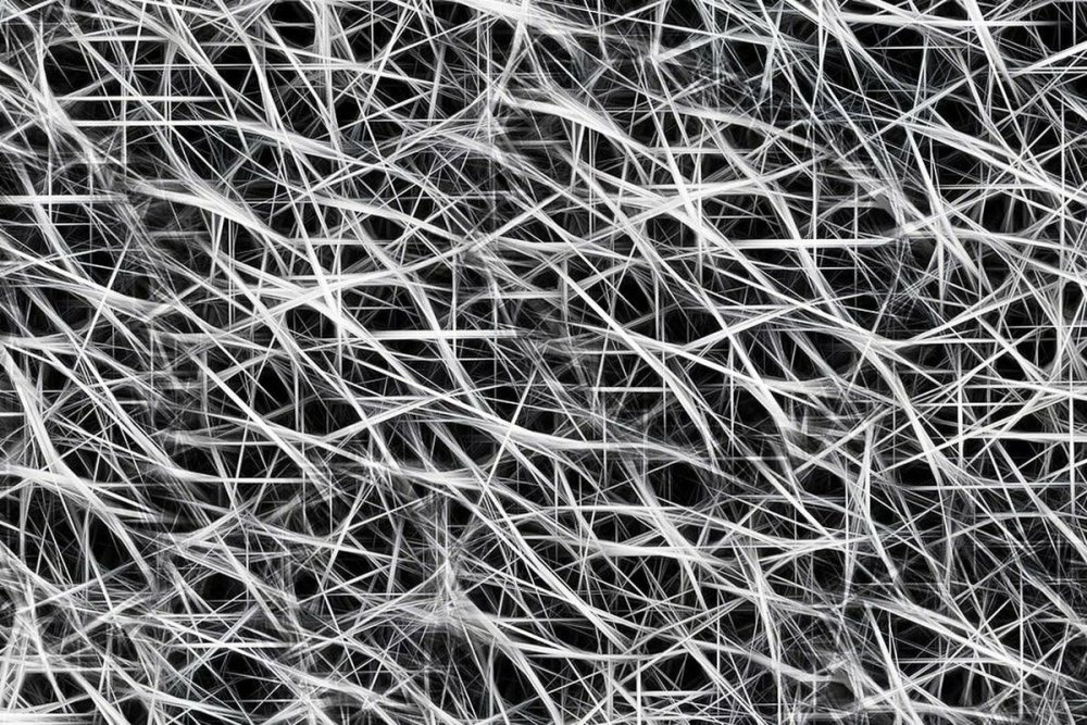 Запутанная линия на прозрачном фоне