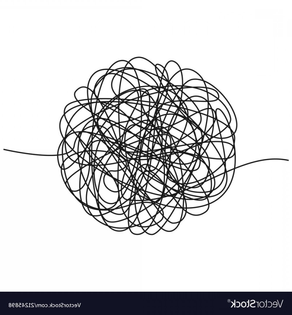 Каракули карандашом