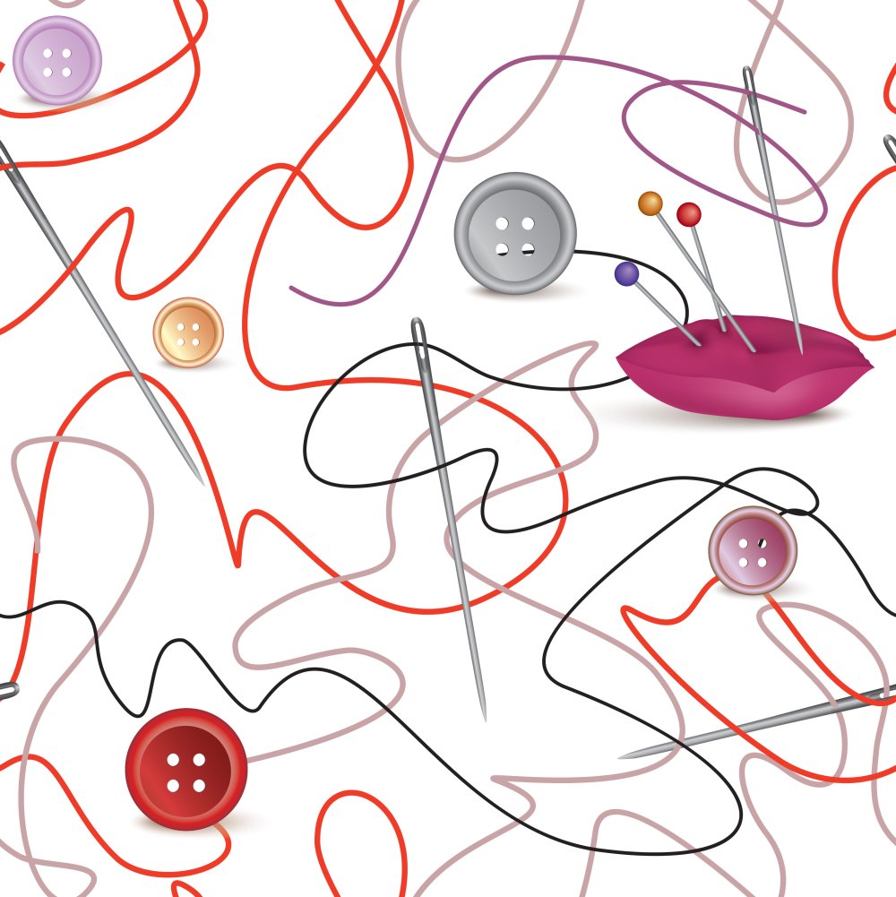Иголки и нитки паттерн