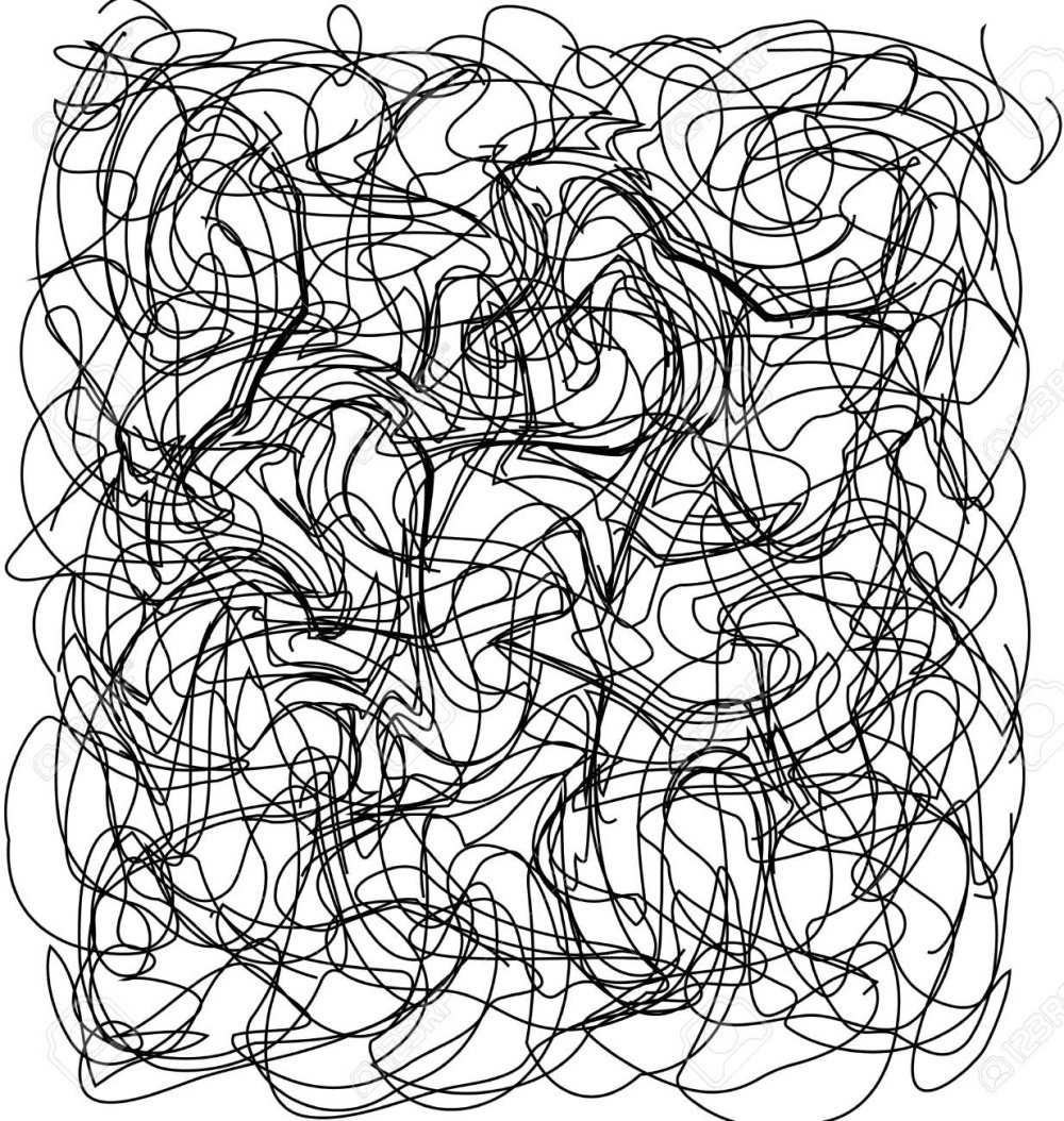 Каракули ручкой