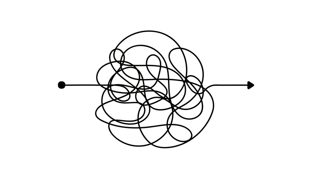 Много ниток в одну точку