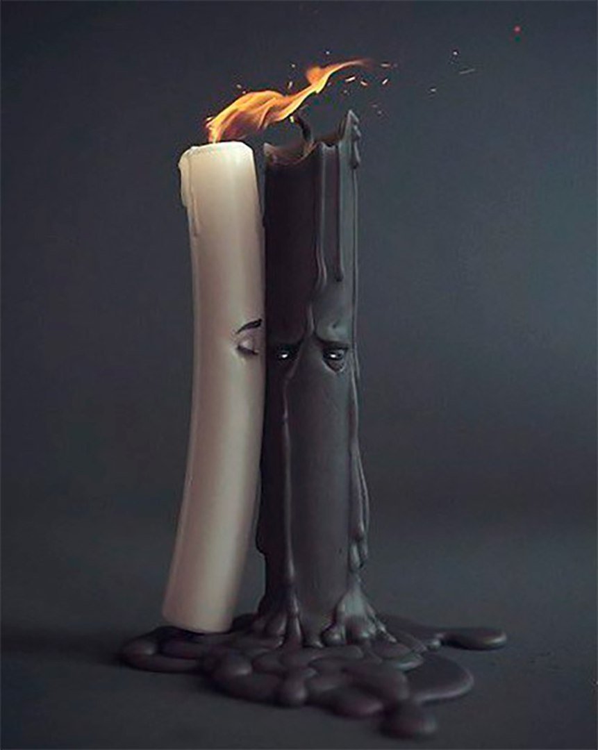 Свечка потухла