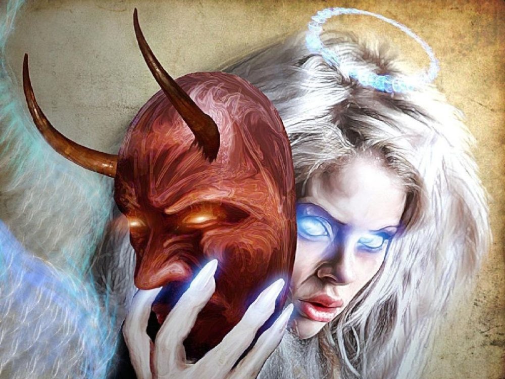 Маска добро и зло