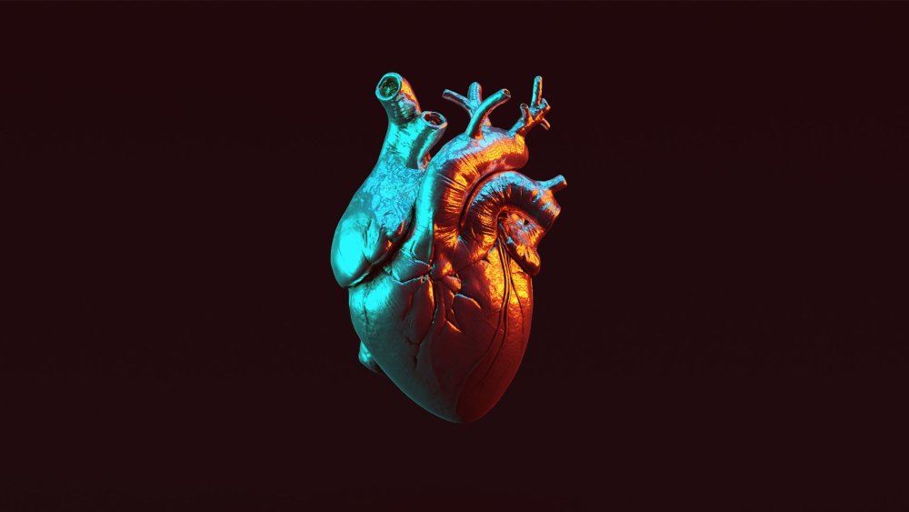 Светящееся настоящее сердце