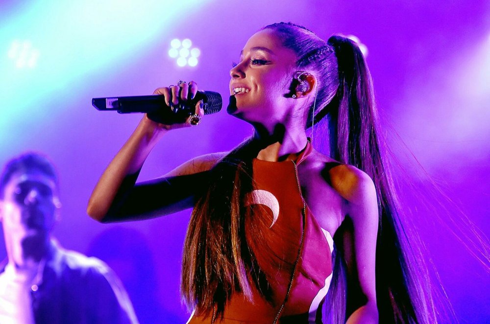 Поет в микрофон стик