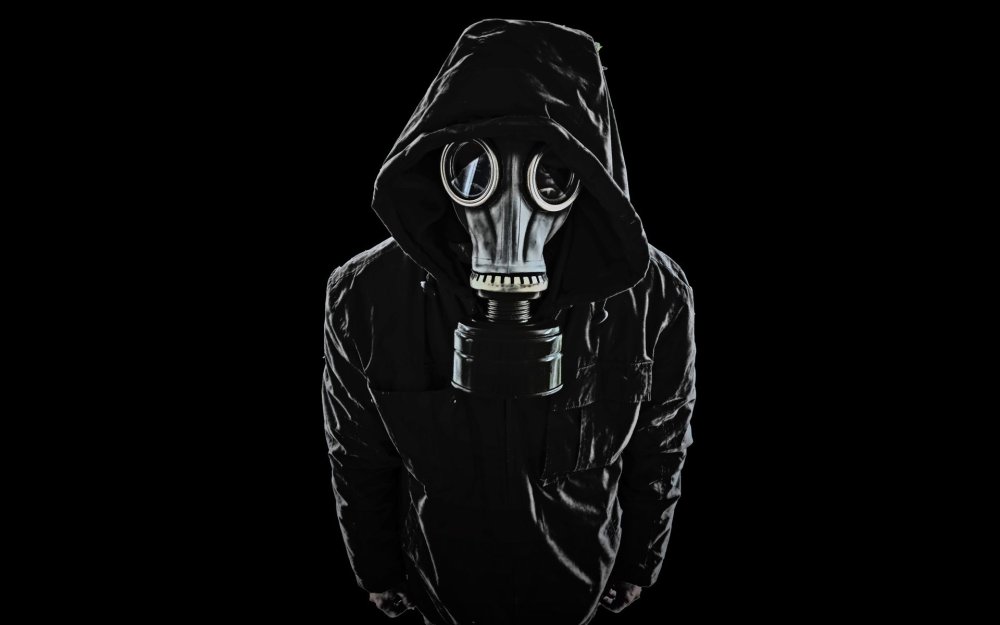 Противогаз в капюшоне