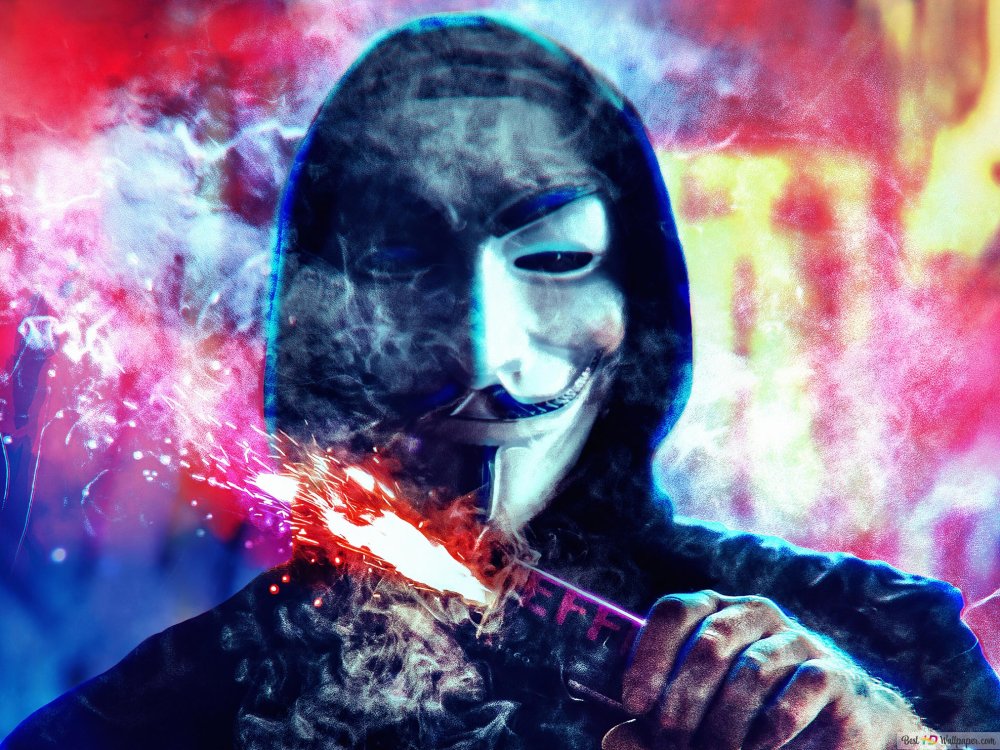 Парень в противогазе