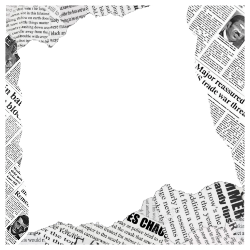 Газета черно белая