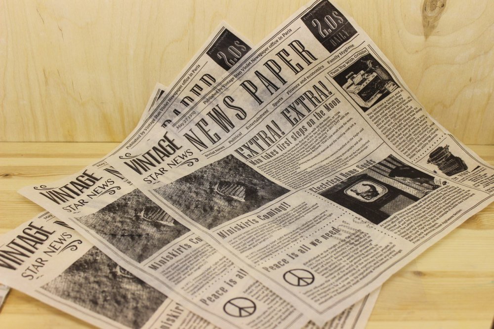 Газета фон для презентации