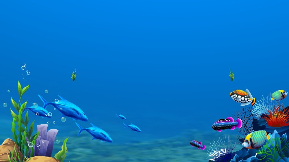 Плавающие рыбки на экране - 75 фото