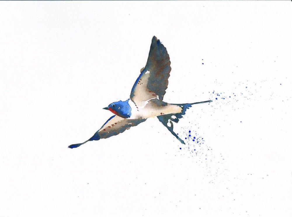 Ласточка Весенняя птица для детей